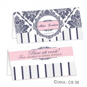 Place Card nunta CS38